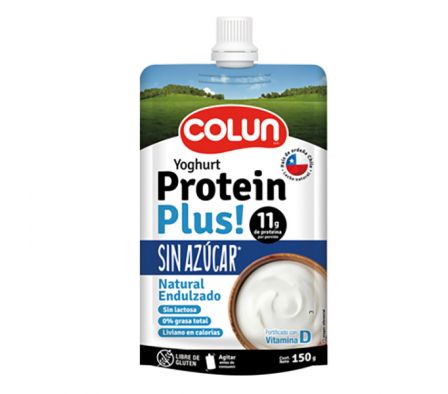 YOGUR COLUN PROTEIN PLUS S/AZUCAR NATURAL 150GR