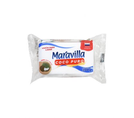 JABÓN DE COCO PURO MARAVILLA 200 GRAMOS