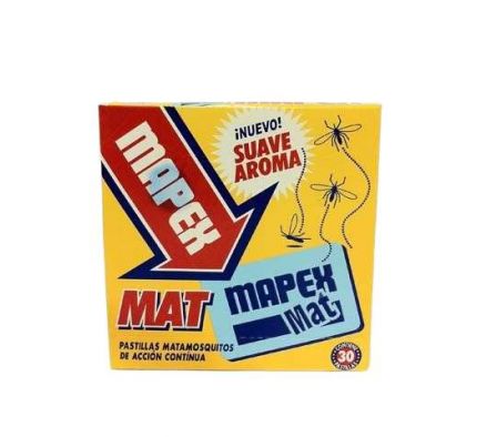 PASTILLA P/MOSQUITO MAPEX MAX X 30 UNDS CAJITA