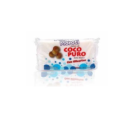 MOROTI JABON DE COCO CORTADO 200GR