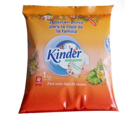 JABON EN POLVO KINDER ANTIBACTERIAL 1KG