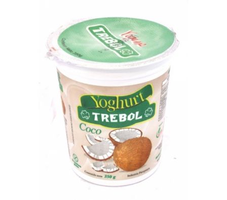 YOGURT ENTERO TREBOL COCO 350 GRS