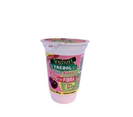 TREBOL YOGURTH BIO FIBRA CIRUELA 180GR*