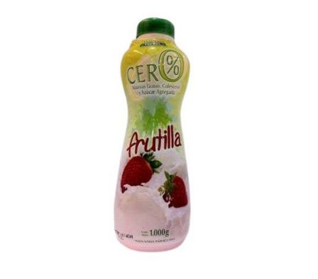 TREBOL YOGURT CERO BOT. SAB. FRUTILLA 1000GRS
