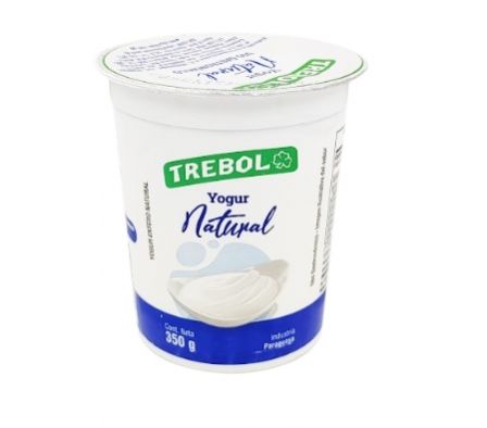 YOGURT NATURAL TREBOL 350 GR