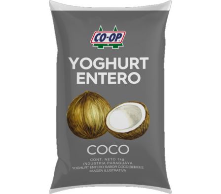 YOGURT BEBIBLE CO-OP SACHET COCO 1LT