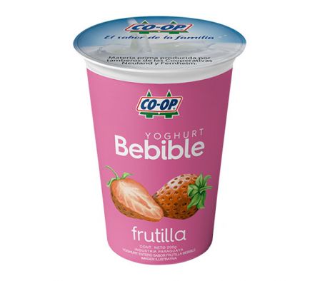 YOGURT ENTERO COOP FRUTILLA 200 GR