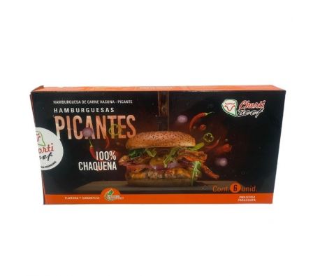 HAMBURGUESA CHORTI BEEF PICANTE 6UN