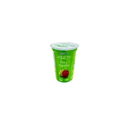 YOGUR ENTERO TREBOL PERA Y MANZANA 180GR