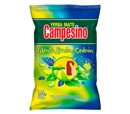 YERBA MATE CAMPESINO MENTA LIMON & CEDRON 100GR
