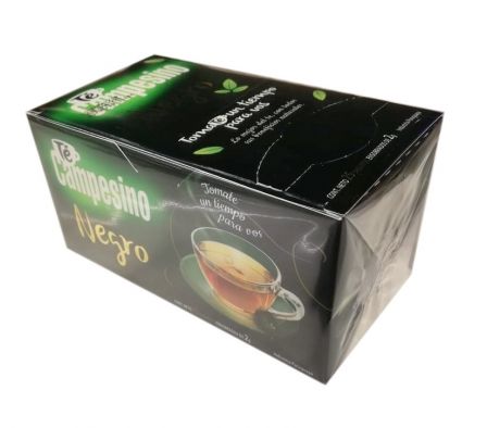 TE NEGRO CAMPESINO 2 GR X 25 UN