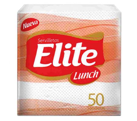 SERVILLETA DE PAPEL ELITE LUNCH 50 UNDS