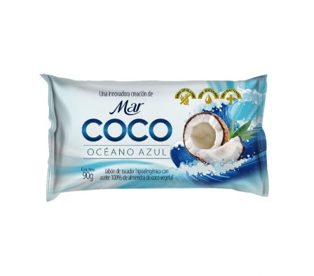 JABON TOCADOR MAR COCO OCEANO AZUL 90GR