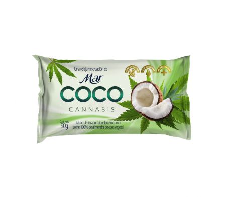 JABON TOCADOR MAR COCO CANNABIS 90GR