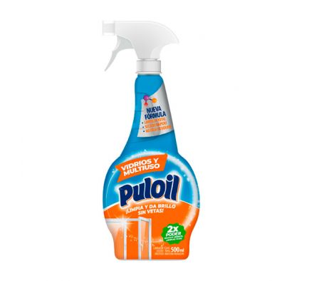 PULOI LIMPIEZA LÍQUIDA VIDRIOS Y MULTIUSO 500ML