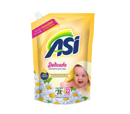 SUAVISANTE P/ROPA ASI LIQ DELICADO 2 LITROS
