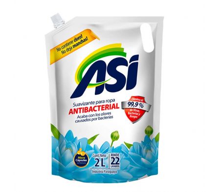SUAVISANTE ASI P/ROPA ANTIBACTERIAL 2L