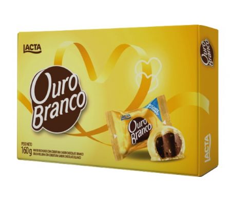 BOMBONES LACTA OURO BLANCO 160GR