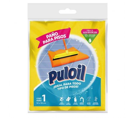 PAÑO OBSORVENTE PULOIL P/PISO 1 UNI