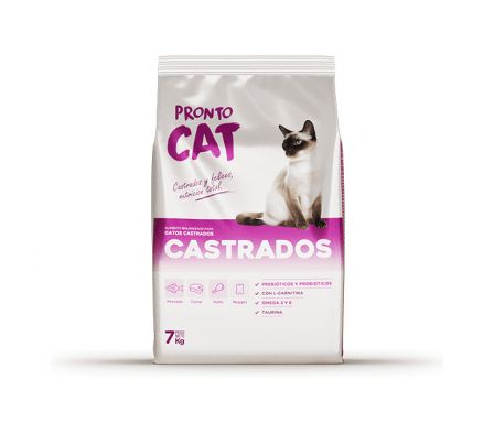 ALIM.P/GATOS PRONTO CAT CASTRADO 7KL.