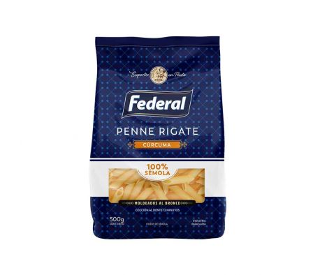 FIDEOS FEDERAL SEMOLA PENNE RIGATE 500GR