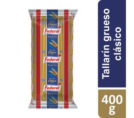 TALLARIN AMARILLO FEDERAL GRUESO CLASICO 400 GR