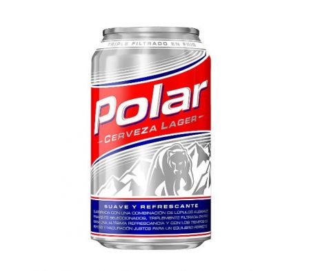 CERVEZA POLAR LATA 355 ML X UN