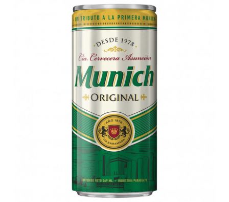 CERVEZA MUNICH ORIGINAL LATA 269 UNID