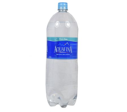 AGUA AQUAFINA CON GAS PET 2 LITROS