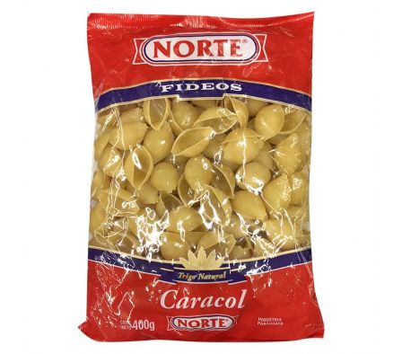 FIDEOS NORTE CARACOL GRANDE 400 GR