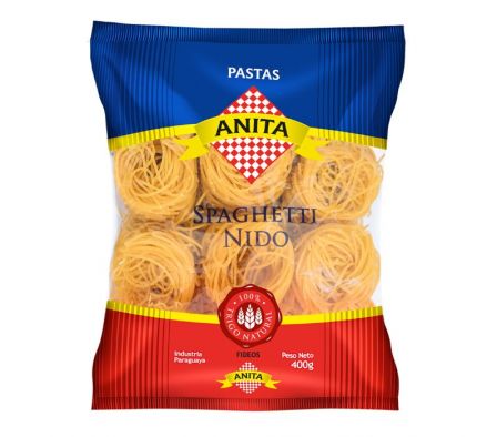 FIDEOS ANITA SPAGHETTI NIDO 400GR