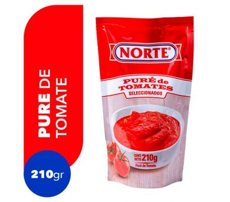 PURE DE TOMATE NORTE 210GR