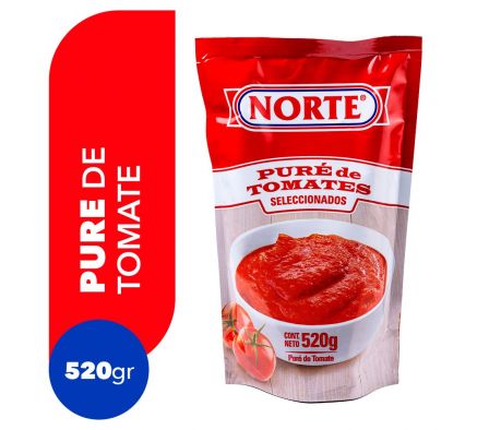 PURE DE TOMATE NORTE 520GR