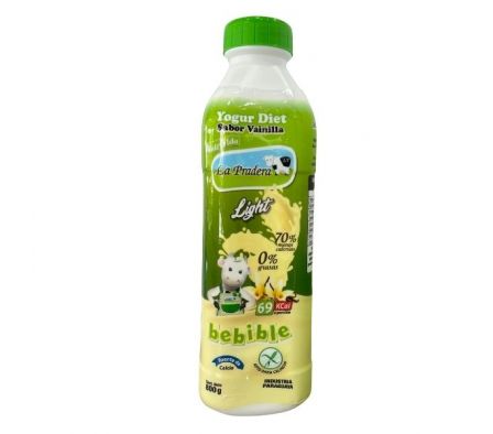 LA PRADERA YOGURT DIET VAINILLA BOTELLA 800g