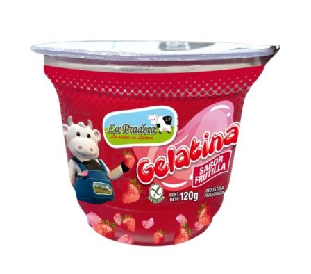 LA PRADERA GELATINA FRUTILLA POTE 120 GR.