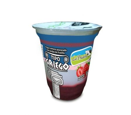 YOGUR GRIEGO LA PRADERA FRUTILLA POTE 160GR