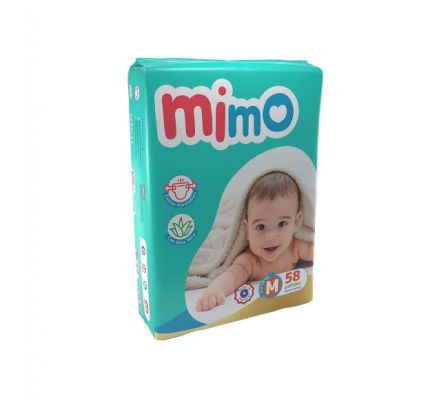 PAÑAL MIMO TAMAÑO M MEGAPACK 58UNIDADES