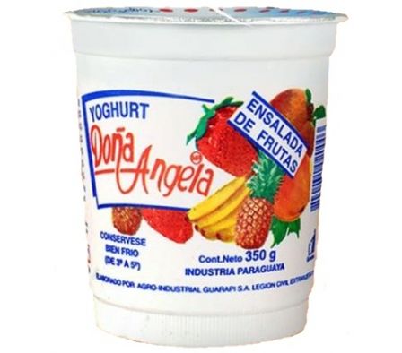 DOÑA ANGELA TUTTI FRUTTI YOGHURT ENTERO 350  GR.