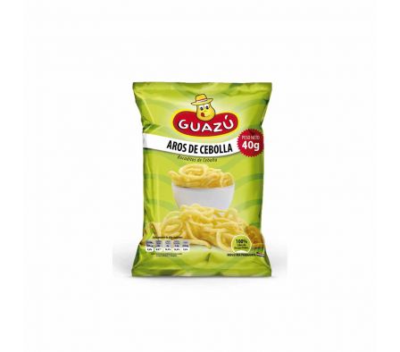 AROS DE CEBOLLA  GUAZU 40 GR