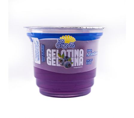 GELATINA LOS COLONOS ARANDANO POTE 110GR