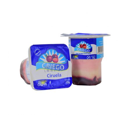 LOS COLONOS YOGHURT GRIEGO SAB/CIRUELA 125 GR