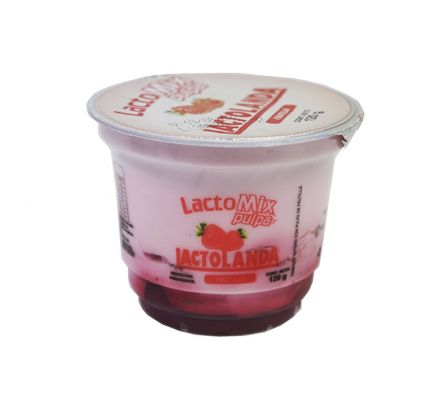 YOGUR LACTOLANDA LACTOMIX PULPA FRUTILLA 120GR.