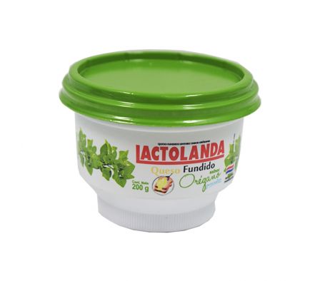 QUESO LACTOLANDA FUNDIDO OREGANO POTE 200GR.