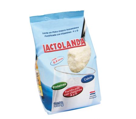 LECHE EN POLVO LACTOLANDA ENTERA 800GR