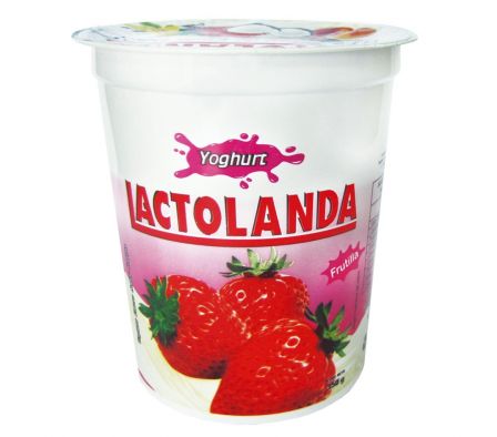 YOGUR LACTOLANDA FRUTILLA POTE 350GR