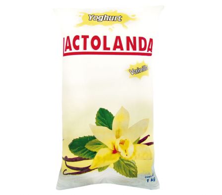 YOGUR LACTOLANDA ENTERO VAINILLA SACHET 1L.