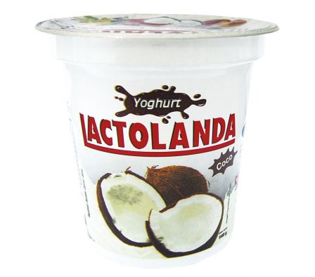YOGUR LACTOLANDA COCO POTE DE 140GR.