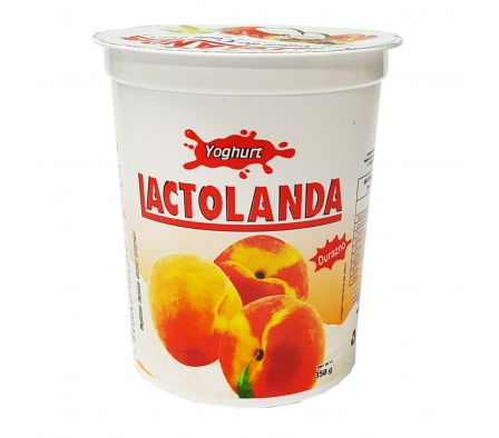YOGUR LACTOLANDA DURAZNO POTE DE 350GR