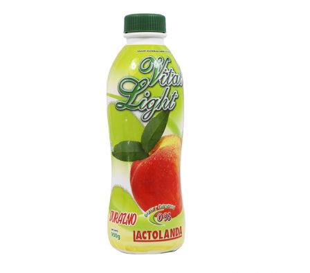 YOGUR LACTOLANDA VITAL LIGHT DURAZNO BOT. 900GR.