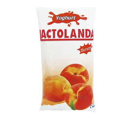 YOGUR LACTOLANDA ENTERO DURAZNO SACHET 1L.